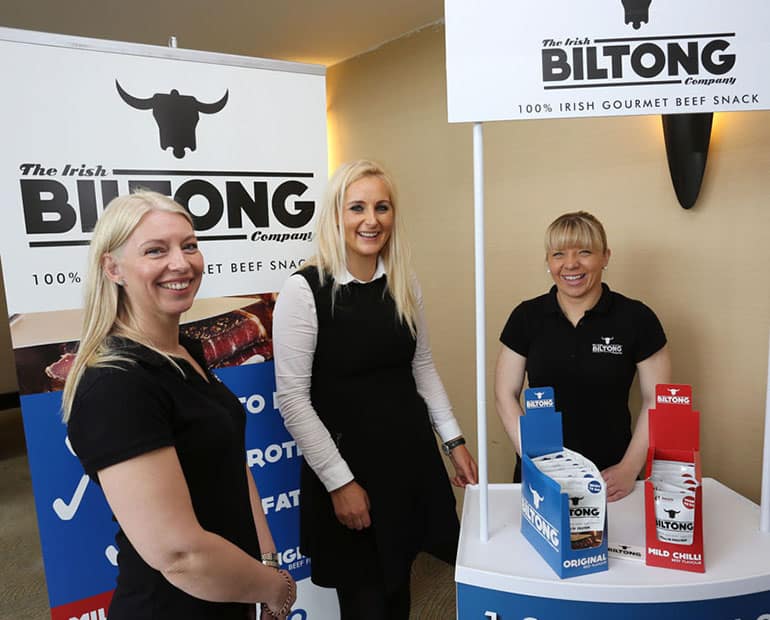 Biltong stand at event 