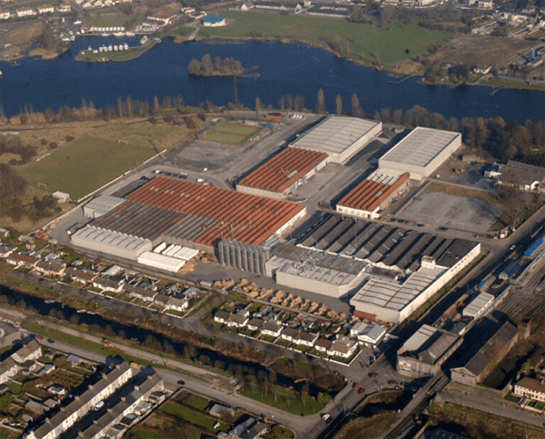 Birds eye view of Athlone Extrusions