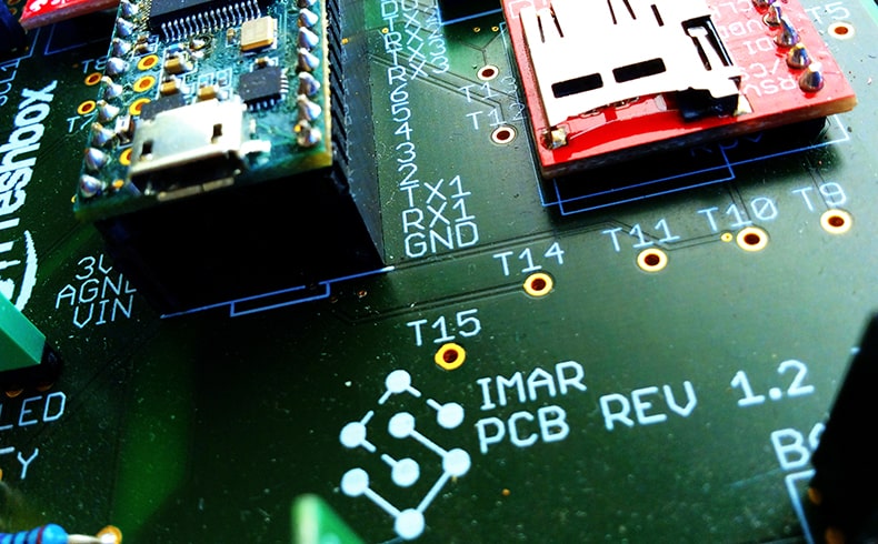 Close up of a PCB Board