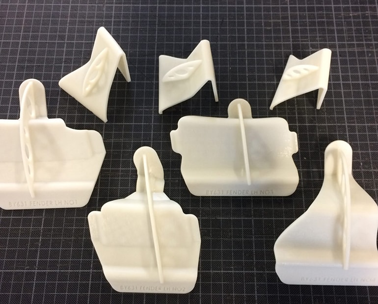 3D prints of positioning templates