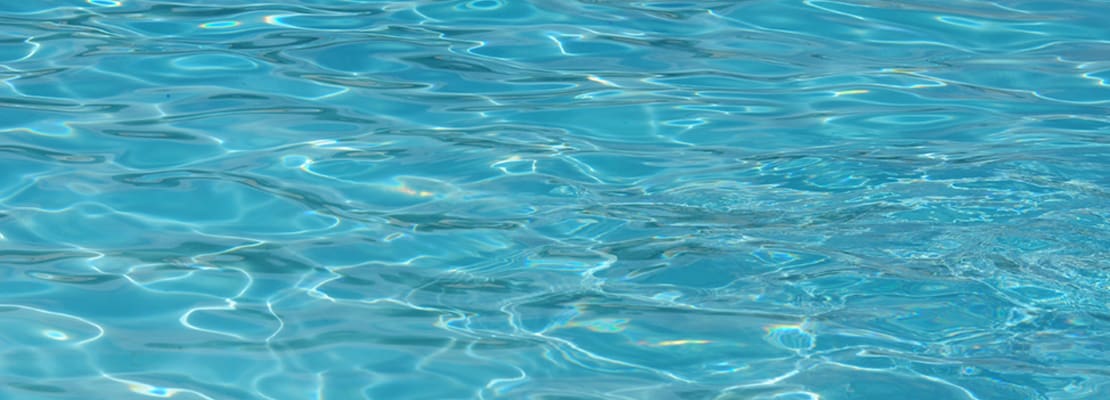 Close up of swimming pool