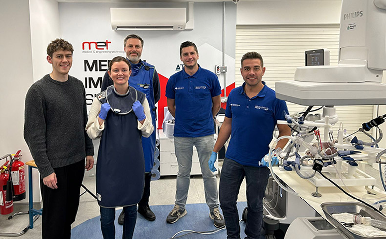 Team members in MET Lab