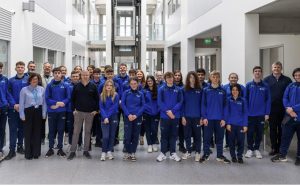 Class from Tyndall college in group photo