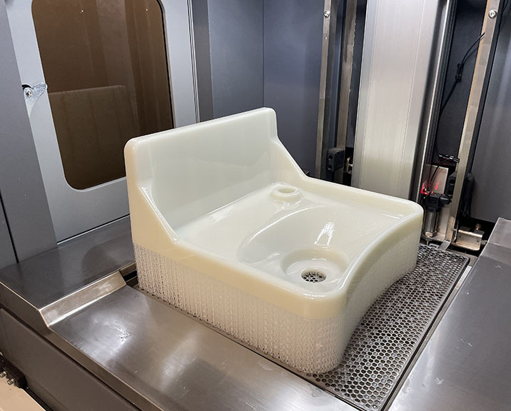 Prototype of white sink